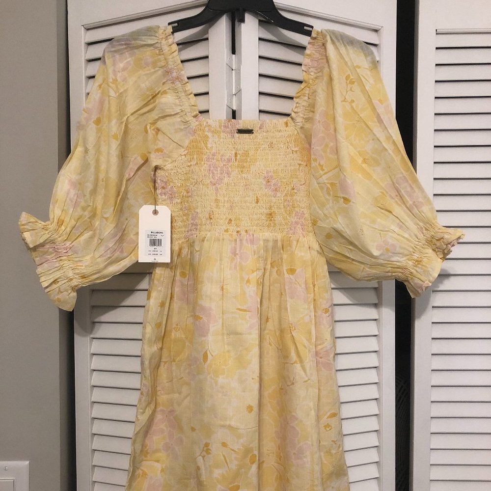 Billabong Yellow Floral Dress - Picture 8 of 12